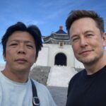 台北の中正紀念堂で、偶然イーロン・マスクさんに遭遇！